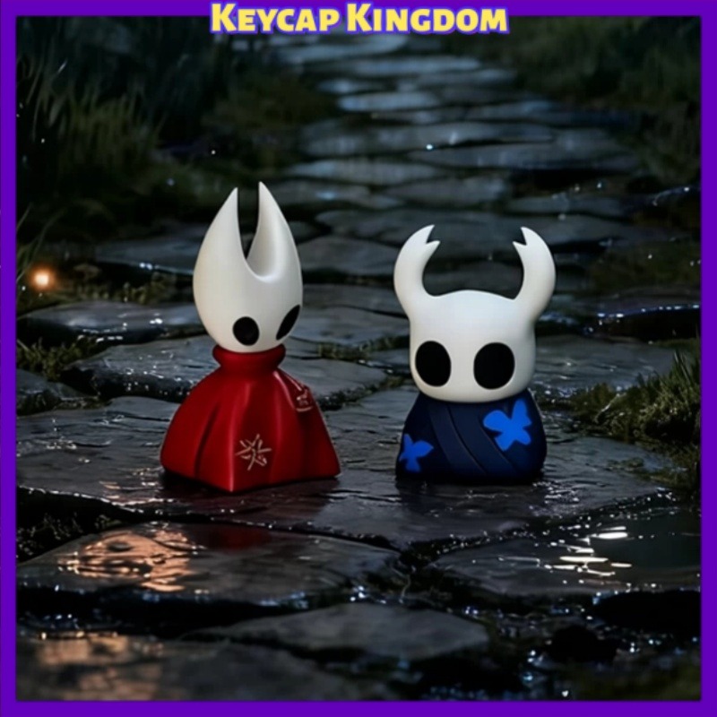 Keyboard Gaming Transparent - Keycap de Resina Personalizado Hollow Knight