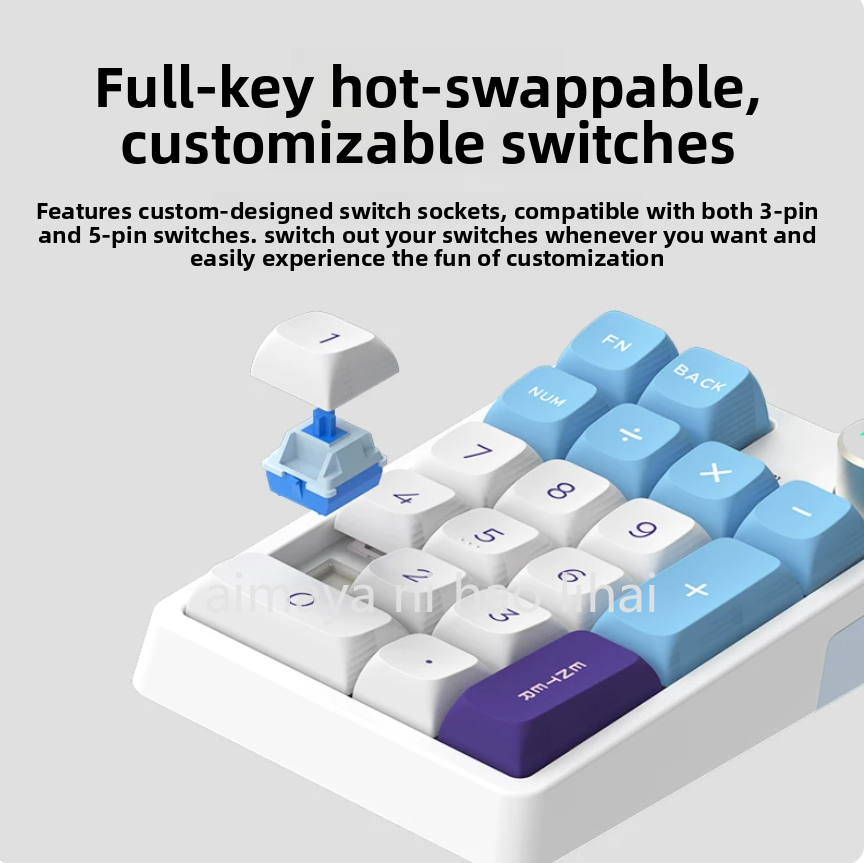 Gaming Keyboard Mechanical Wireless - Teclado Mecânico Sem Fio Kzzi K20