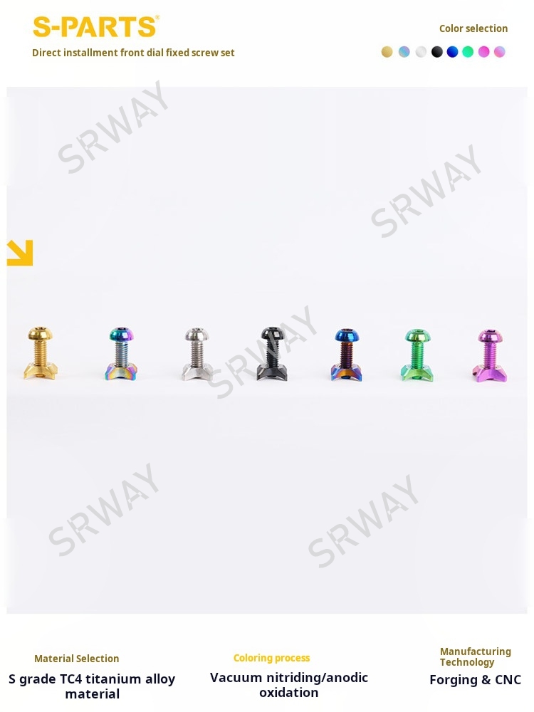 Stabilizer Screw In - M5x14mm titânio mostrador frontal desviador estabilizador