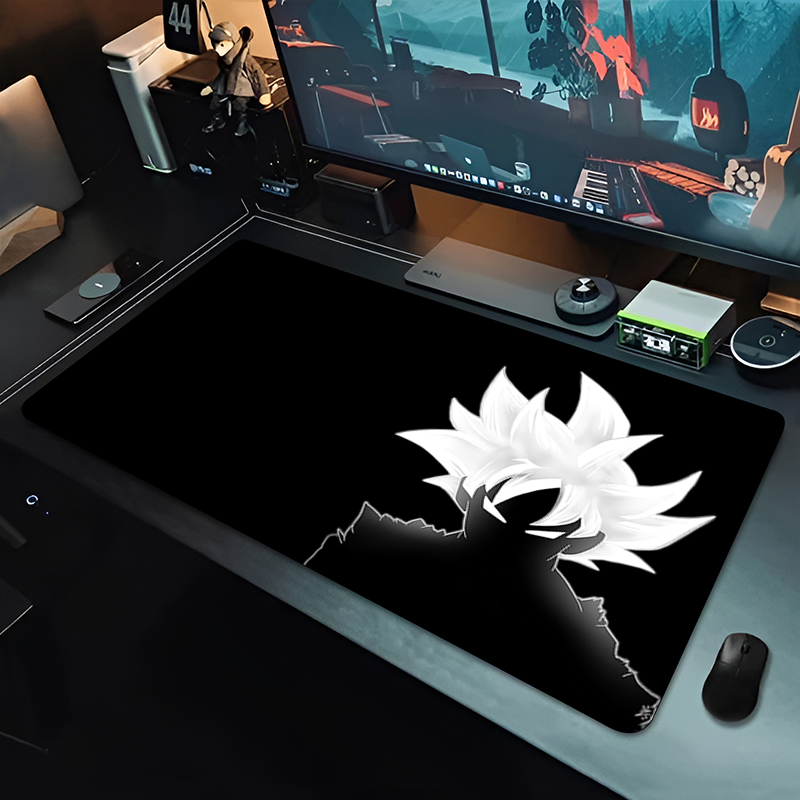 Gaming Keyboard Noise - Mouse Pad Grande DBZ Black Anime