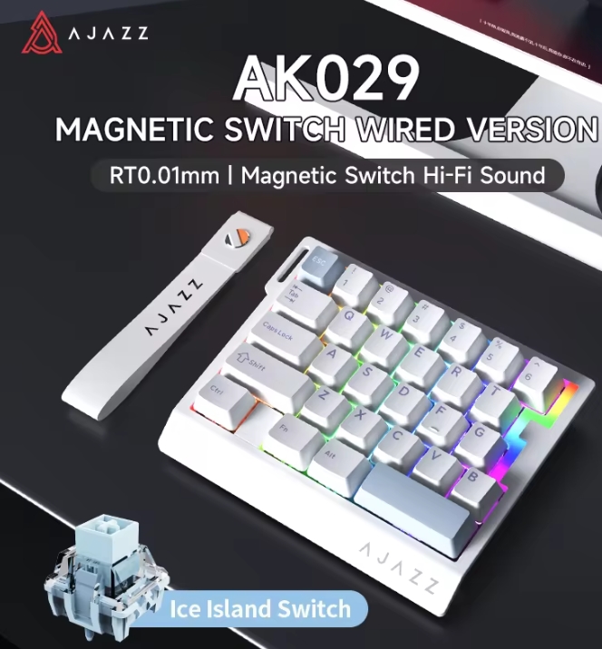 Gaming Keyboard No Rgb - Teclado Gamer Mecânico Mini AK029 com