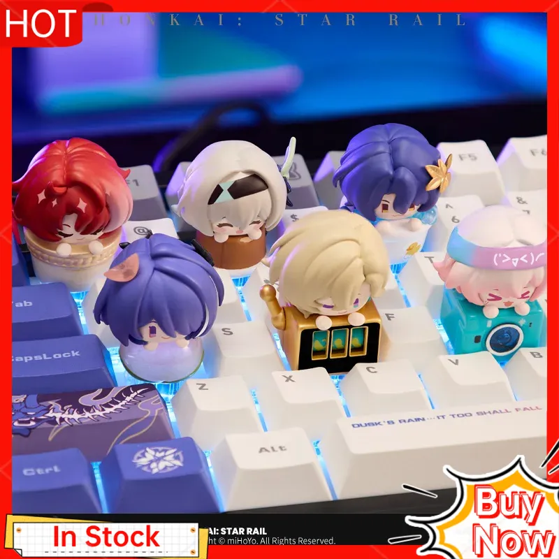 Gaming Keyboard He - Mihoyo honkai star rail anime figura