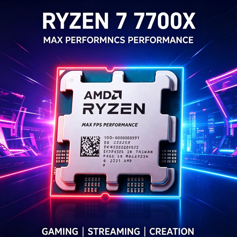 Amd Cpu Ryzen 7 - Processador AMD Ryzen 7 7700X Multi-Tarefa