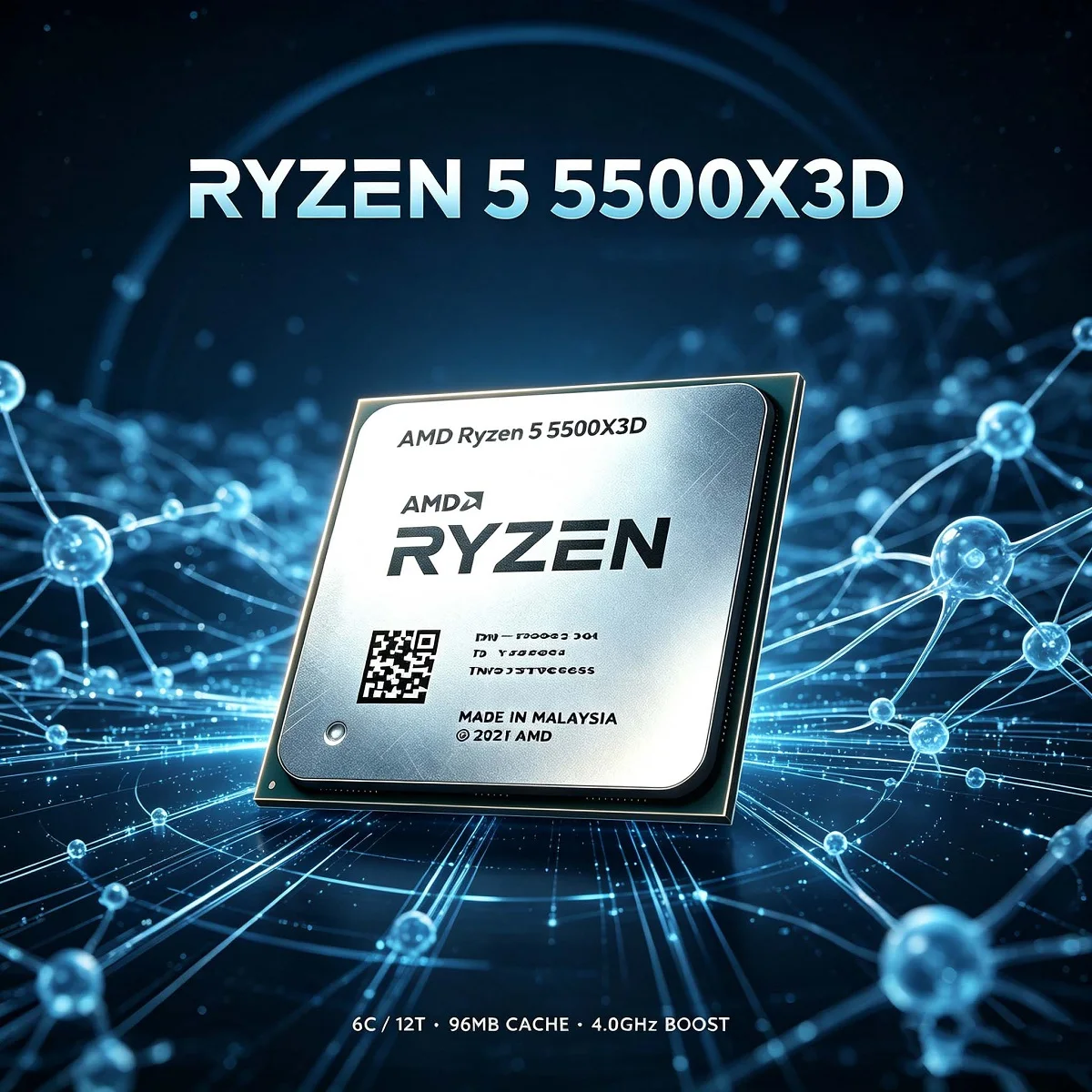 Amd Cpu Ryzen 5 - Processador de Jogos AMD Ryzen 5
