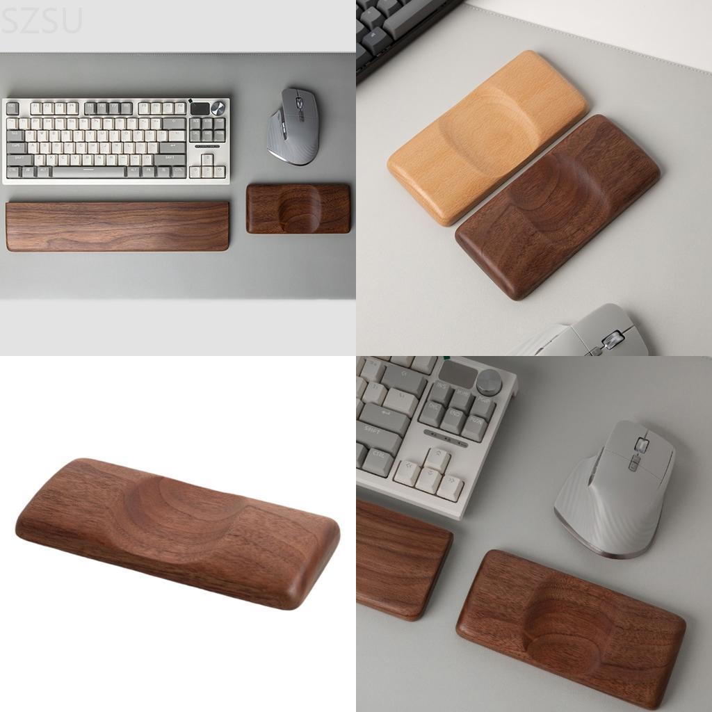 Wrist Rest Wood - Descanso pulso para mouse SZSU com