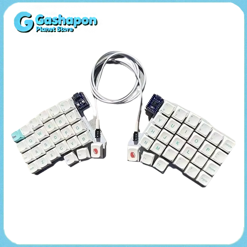 Gaming Keyboard Hot Swappable - Silakka54 Teclado Mecânico Dividido Ergonômico Hot