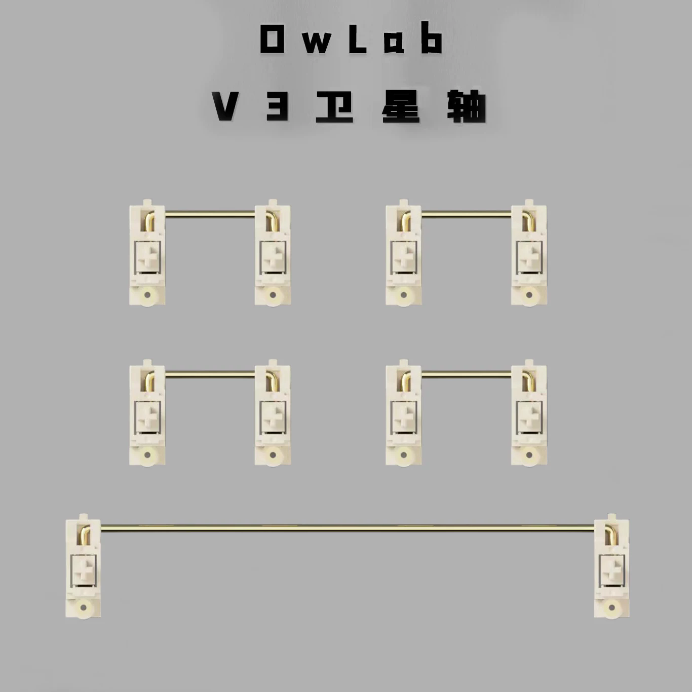 Stabilizer Screw In - Estabilizadores de PCB OwLab V3: Estrutura