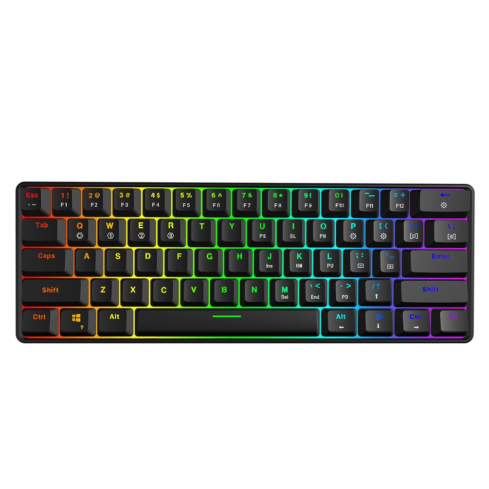 Gaming Keyboard Mobile - Skyloong gk61 mini teclado óptico portátil