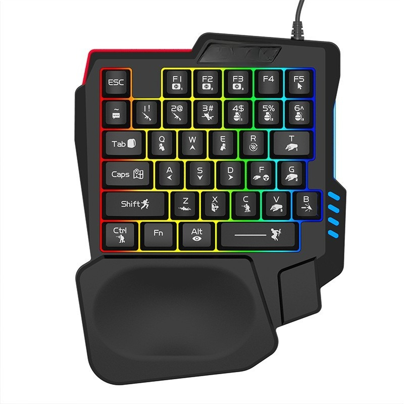 Keyboard Gaming Amazon - Teclado K5 para uma mão Gungod