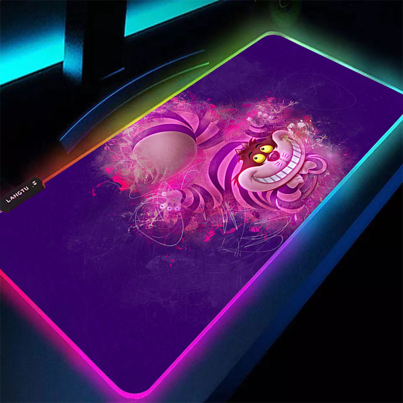 Gaming Keyboard He - Grande mouse pad rgb a-aletas no