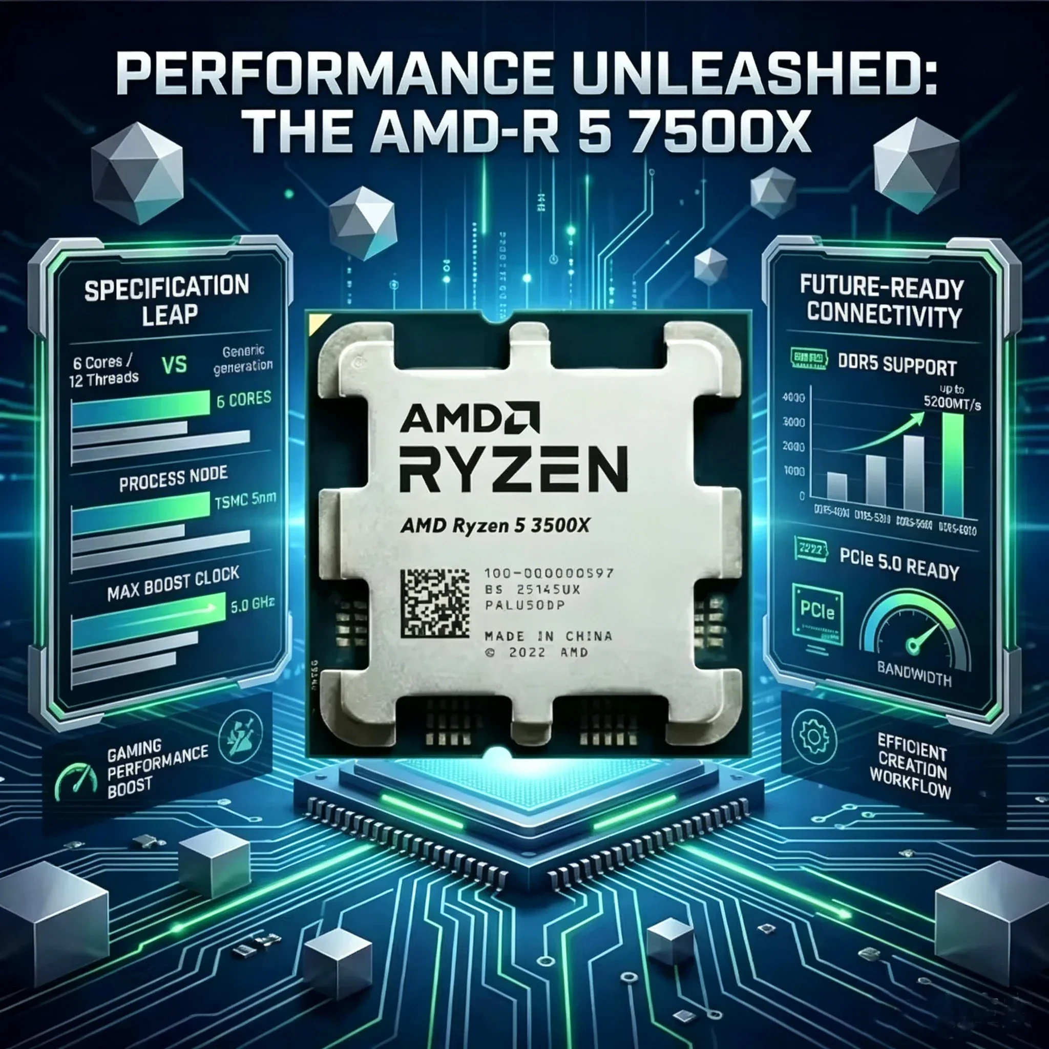 Processador de Desktop AMD Ryz - Amd Cpu Ryzen 5 avaliação e preço
