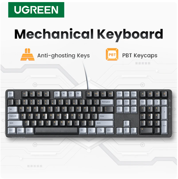 Teclado UGREEN Mecânico Teclad - Gaming Keyboard He avaliação e preço