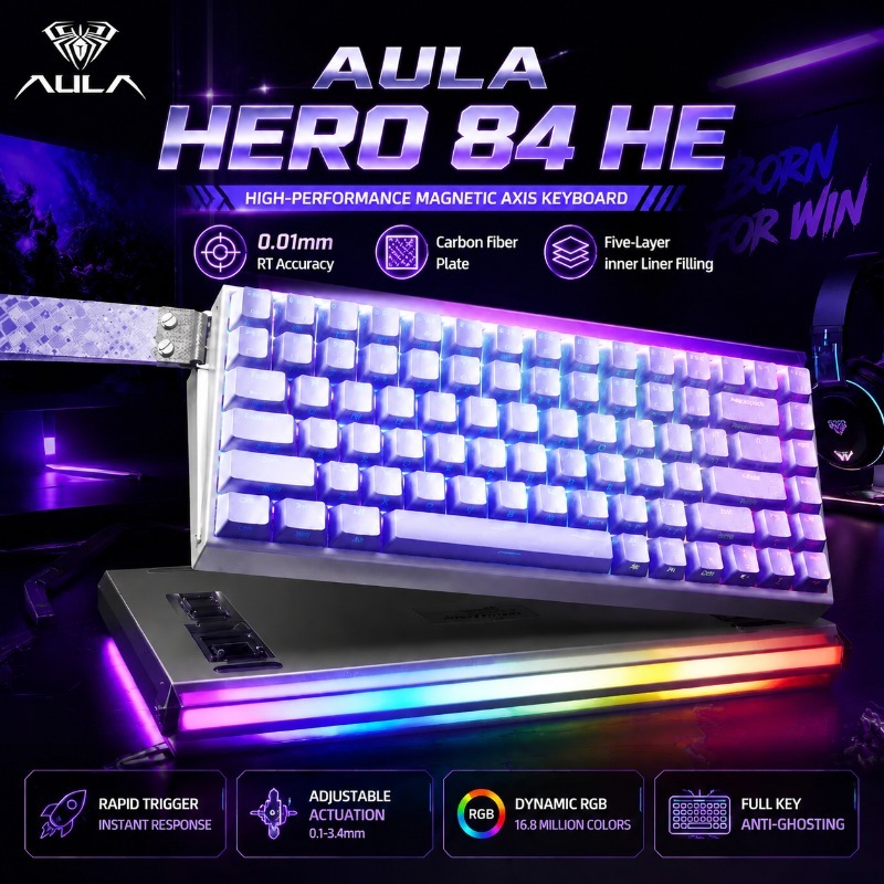 Teclado Mecânico Gamer Magnéti - Gaming Keyboard He avaliação e preço