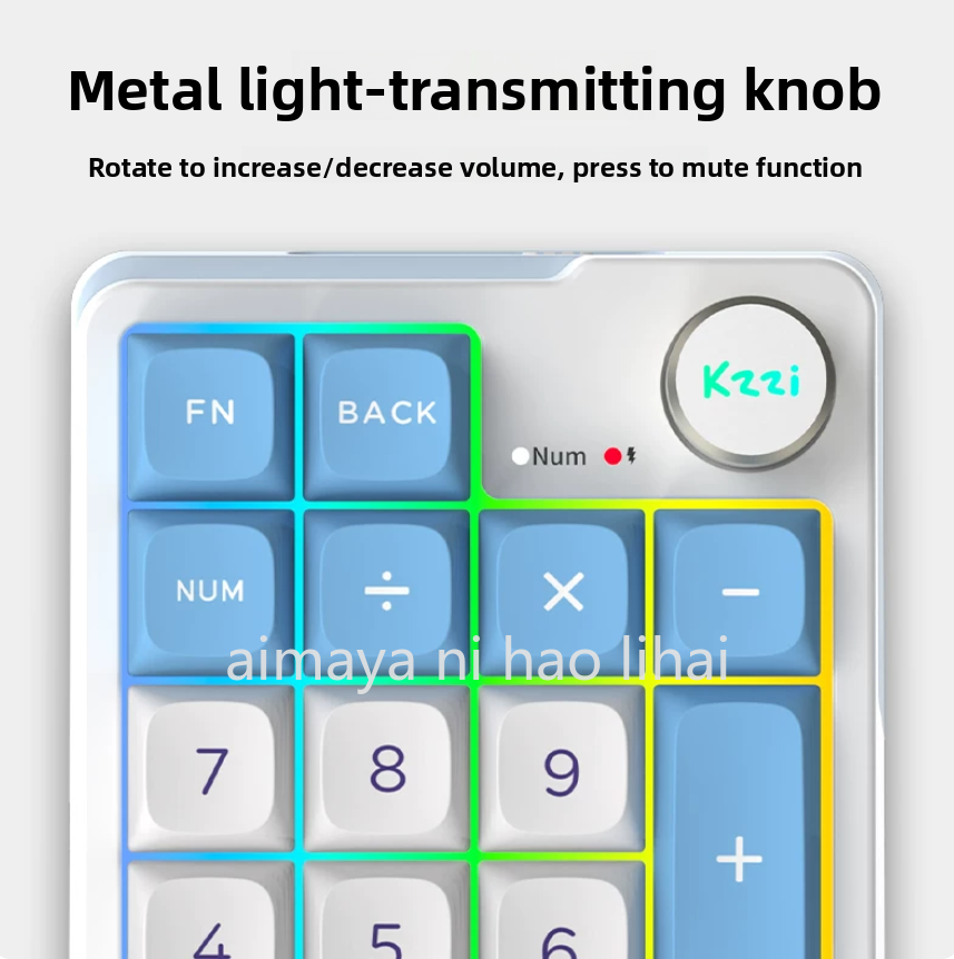 Teclado Mecânico Sem Fio Kzzi  - Gaming Keyboard Mechanical Wireless avaliação e preço