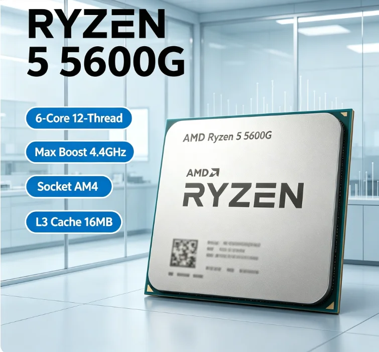 Processador AMD Ryzen 5 5600G  - Amd Cpu Ryzen 5 avaliação e preço
