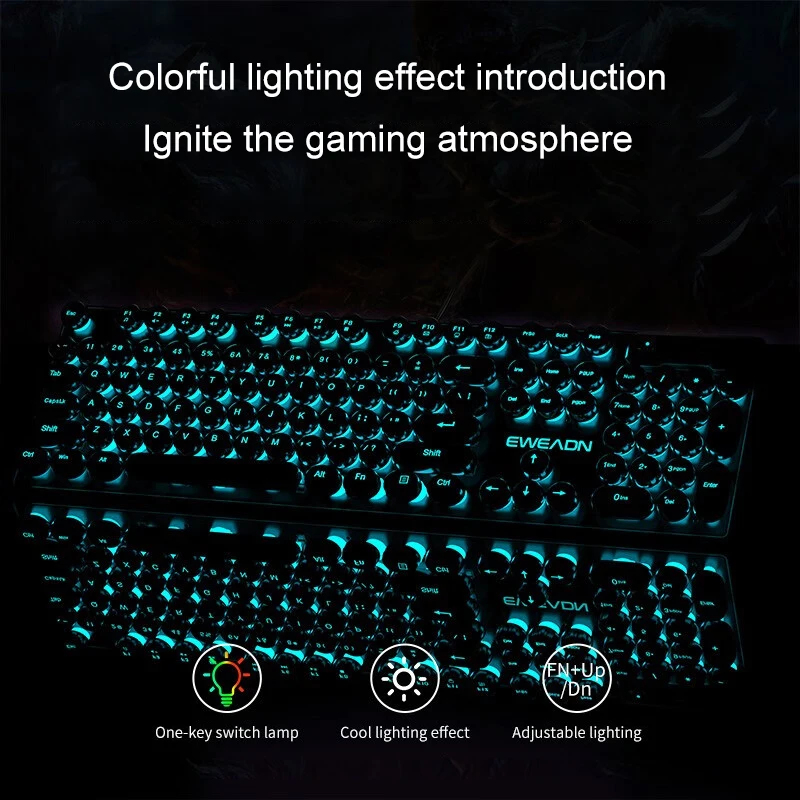 Conjunto de Teclado e Mouse co - Gaming Keyboard No Rgb avaliação e preço