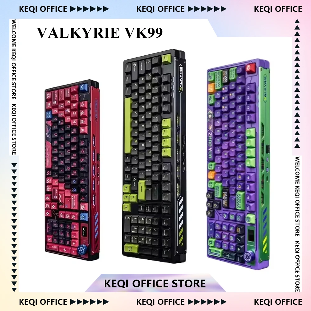 Valkyrie vk99 teclados mecânic - Gaming Keyboard Hot Swappable avaliação e preço