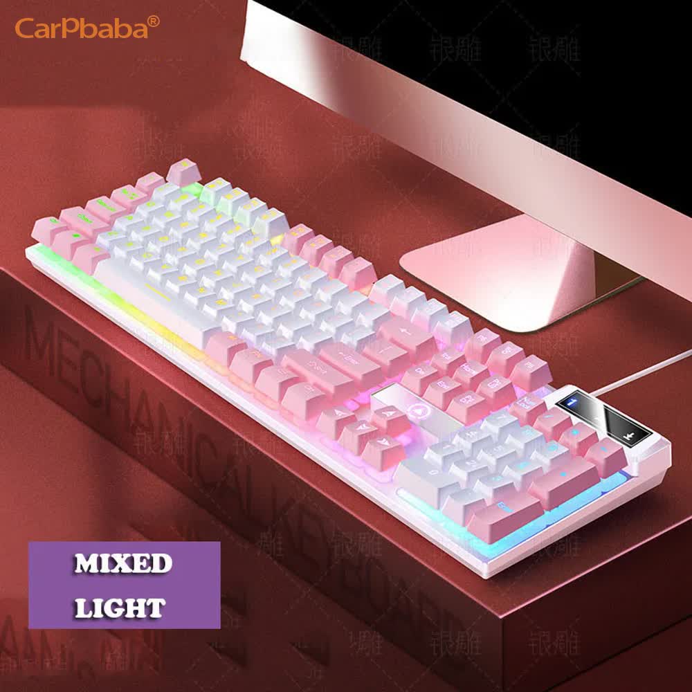 Carpbaba k500 104 teclas usb c - Gaming Keyboard Mobile avaliação e preço
