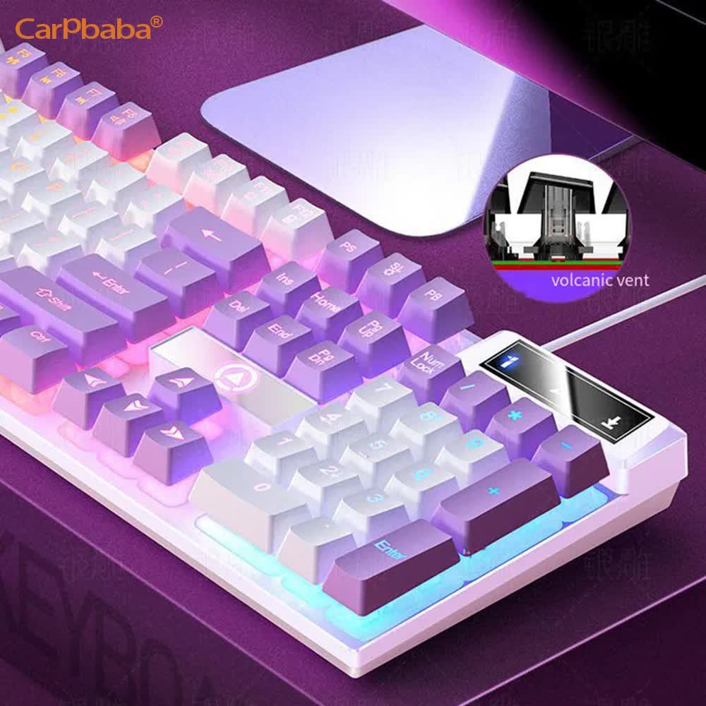 Carpbaba k500 104 teclas usb c - Gaming Keyboard Mobile avaliação e preço