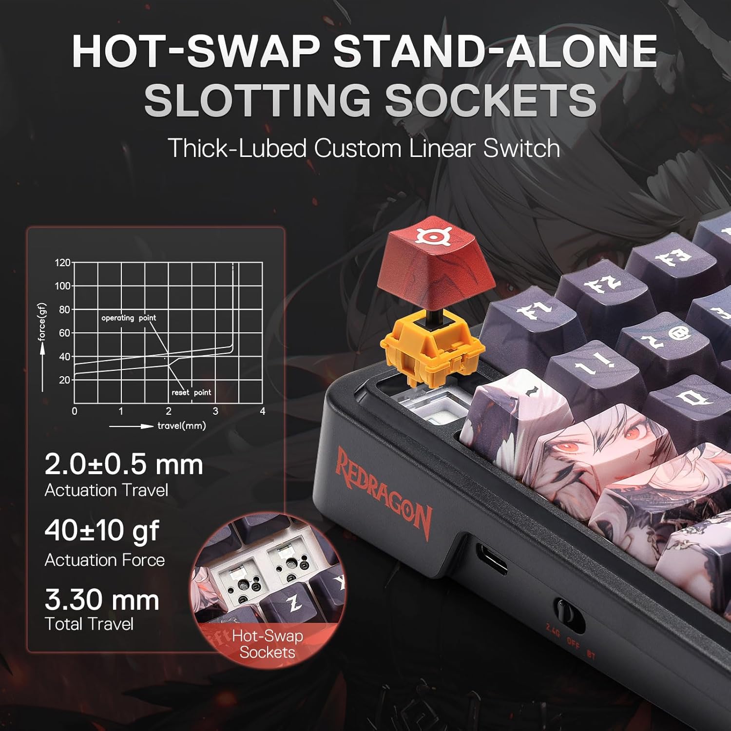 Teclado para jogos Redragon Wi - Gaming Keyboard Mobile avaliação e preço
