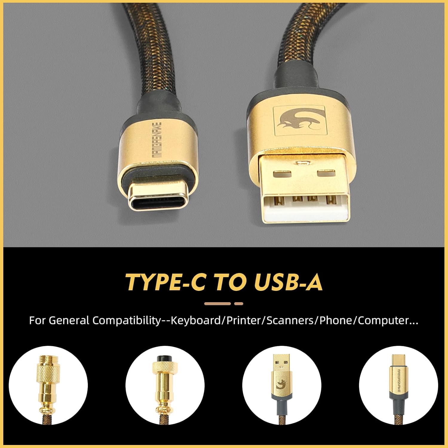 Cabo USB C enrolado ATTACK SHA - Gaming Keyboard Type C avaliação e preço