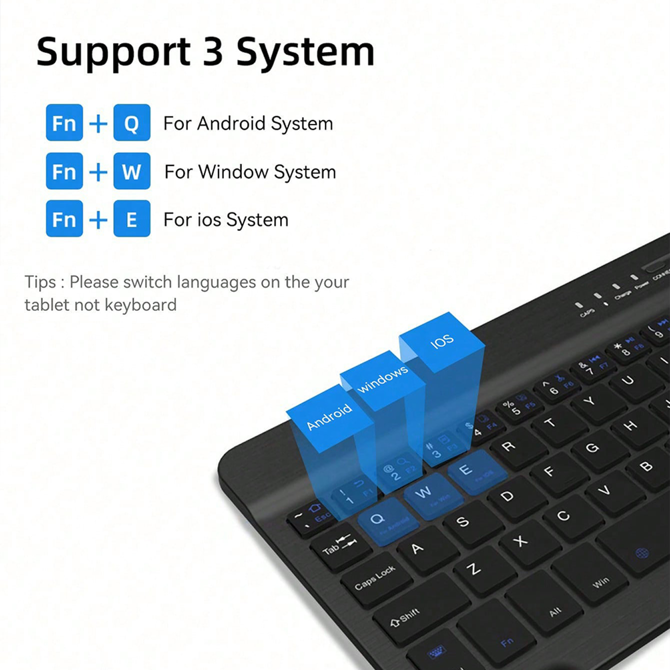 Teclado multilíngue para table - Gaming Keyboard Mechanical Wireless avaliação e preço