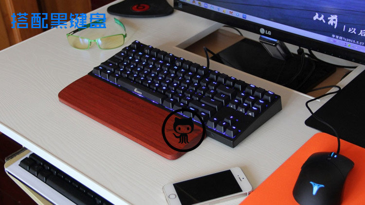 Teclado mecânico africano Pada - Wrist Rest Wood avaliação e preço
