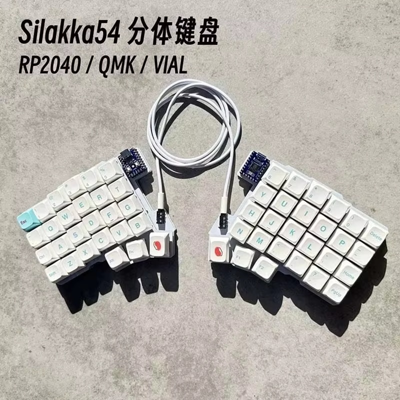 Silakka54 Teclado Mecânico Div - Gaming Keyboard Hot Swappable avaliação e preço