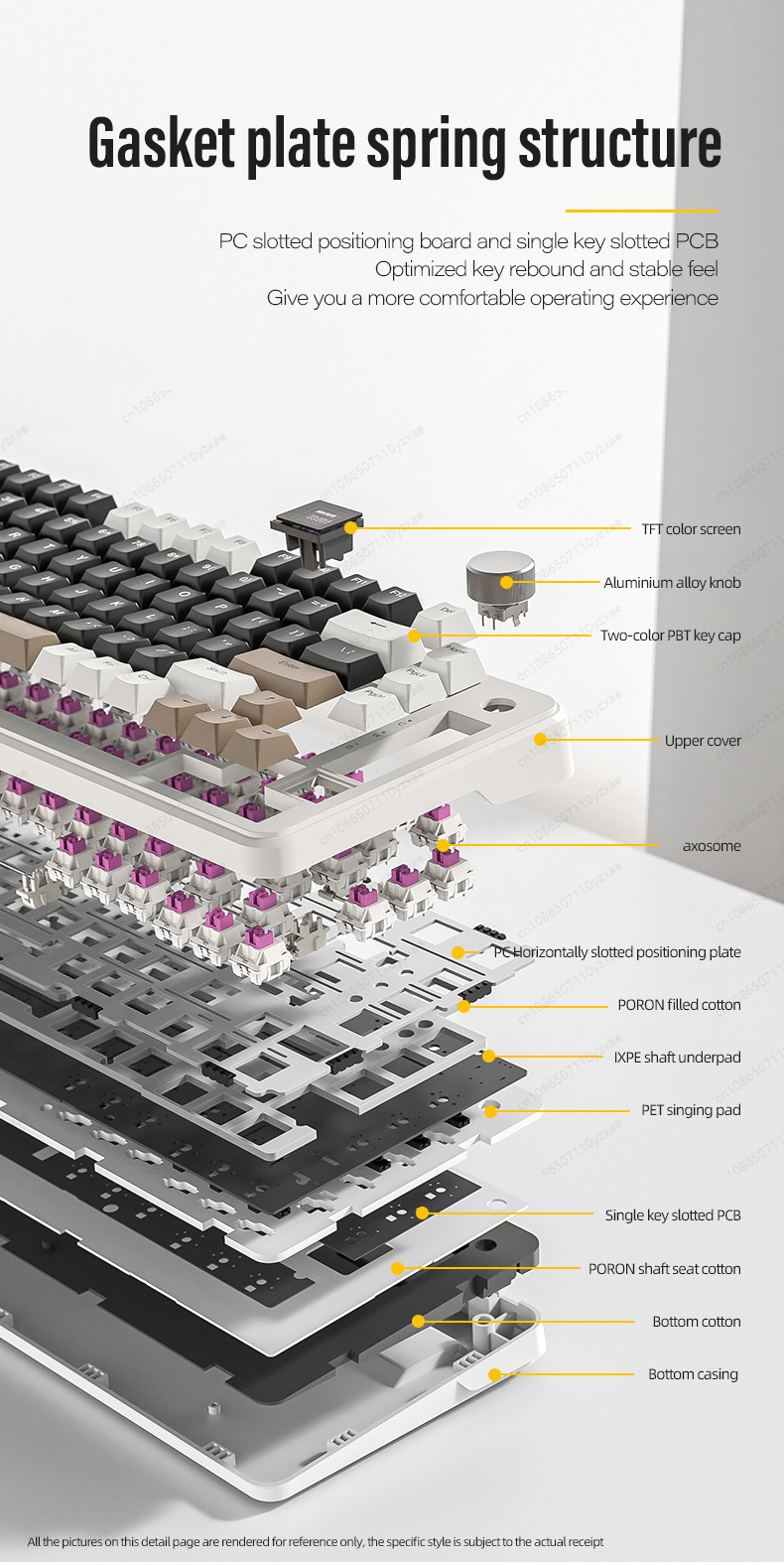 Novo Teclado Mecânico AL66 202 - Gaming Keyboard Hot Swappable avaliação e preço