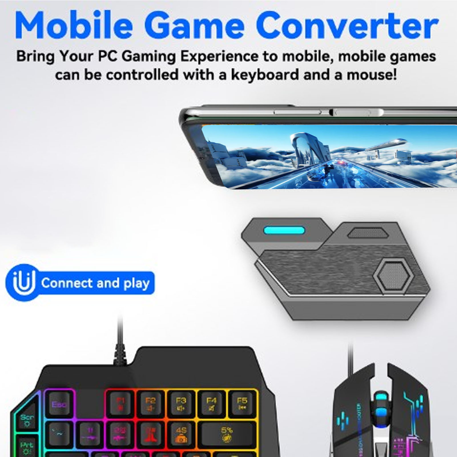 Pacote combinado de jogos para - Gaming Keyboard Mobile avaliação e preço