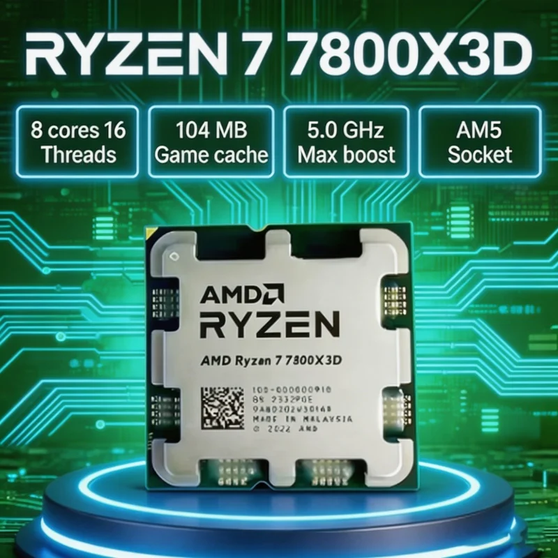 Processador AMD Ryzen 7 7800X3 - Amd Cpu Ryzen 7 avaliação e preço