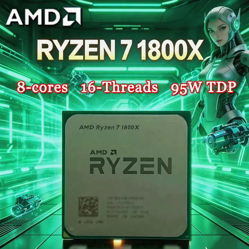 Processador AMD Ryzen 7 1800X  - Amd Cpu Ryzen 7 avaliação e preço