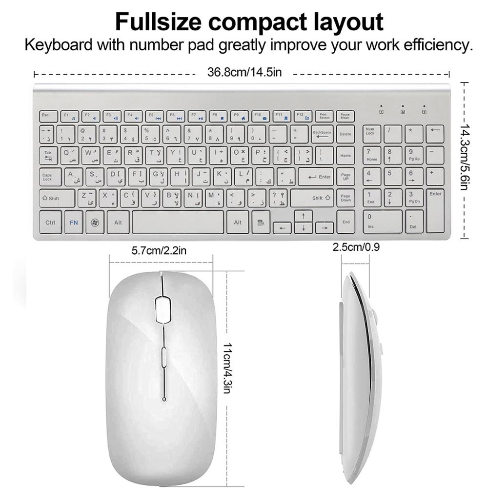 Árabe Enghish Personagem Slim  - Gaming Keyboard Mobile avaliação e preço