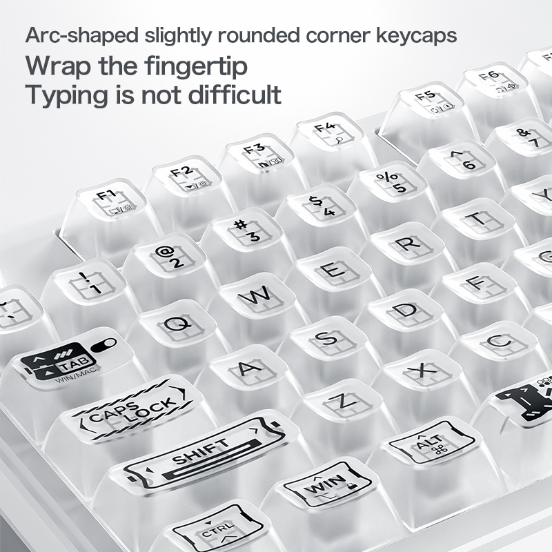 Teclado RGB Transparente com F - Keyboard Gaming Transparent avaliação e preço