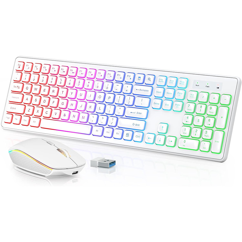 Teclado e mouse sem fio retroi - Gaming Keyboard Mechanical Wireless avaliação e preço
